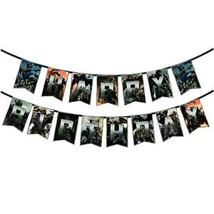 Vente en gros de ballons en latex <span class=keywords><strong>robot</strong></span> pour décoration de gâteau, ensembles de bannières à cupcakes pour décoration de fête d'<span class=keywords><strong>anniversaire</strong></span> - Product Image 2