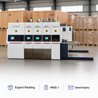 Machine de découpe et d'impression rotative robuste et fiable pour cartons ondulés, avec servomoteur et alimentation automatique