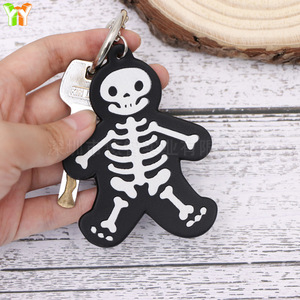 Llavero con forma de calavera de Halloween, estilo fiesta de cosplay, divertido regalo de llavero para coche - Product Image 4