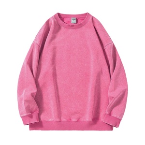 เสื้อฮู้ดดี้ผ้าเฟรนช์เทอร์รี่แบบสั่งทำพิเศษสำหรับผู้ชาย ทรงหลวม ไหล่ตก แบบครอป - Product Image 2