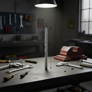 Forets hélicoïdaux cylindriques Fervi, longueur L, diamètre I, forets de centrage - Product Image 3