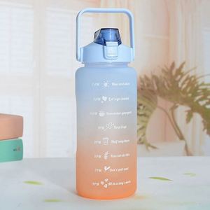 Bouteille d'eau isotherme en verre et acier inoxydable personnalisée 2L 64Oz 128Oz pour la gym et le sport avec logo personnalisé - Product Image 3