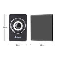 Speaker komputer portabel, pengeras suara komputer berkabel USB dengan sistem Audio rumah portabel Super Bass
