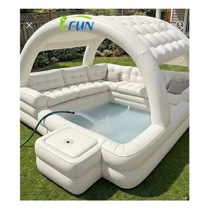 Grand canapé gonflable en PVC pour plusieurs personnes, pour <span class=keywords><strong>piscine</strong></span>, extérieur, usage commercial, jardin, été, détente aquatique, tente de <span class=keywords><strong>piscine</strong></span>, fête, IFUN - Product Image 1
