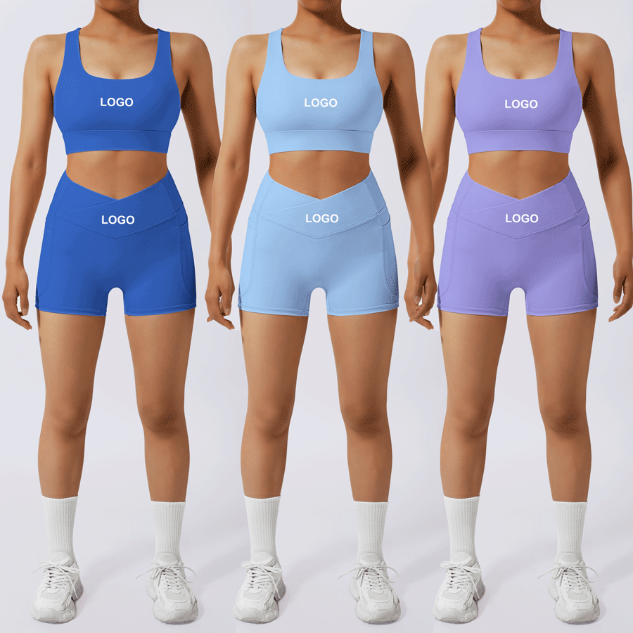 Reggiseno Sportivo Abbigliamento Palestra Personalizzato Set Di