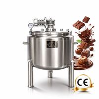 Petit moulin de raffineur de chocolat de laboratoire Conche 50L 500L 1000L rectifieuse de raffinage de chocolat Conching