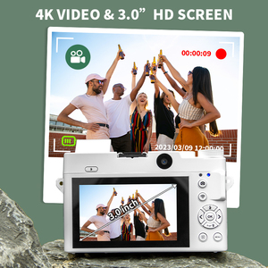 4K Vlogging Digital <strong>Camera</strong> 18X Zoom Dual Front Rear Cameras For Selfie Landscape - Product Image 4