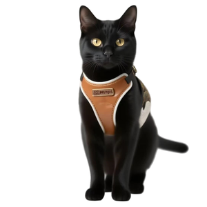 Pabrik Perlengkapan Hewan Peliharaan, Rompi Kucing Bersulam, Jaket <span class=keywords><strong>Harness</strong></span> untuk Berjalan, Anti Lepas - Product Image 6