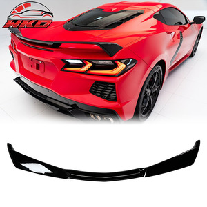 Alerón Trasero Estilo Z51 en Negro Brillante para Chevy Corvette C8 Stingray 2020-2026 - Product Image 1