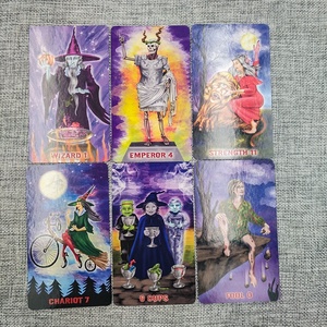 Imperméable Imprimé Par coutume En Plastique de Cartes De Tarot Doré Bords Tarot Cartes - Product Image 6