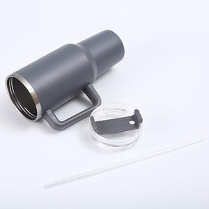 Toptan 40oz Özel Logolu Okula Dönüş Açık Hava Vakumlu Yalıtımlı Paslanmaz Çelik Çift Cidarlı Seyahat Bardağı Pipetli - Product Image 3