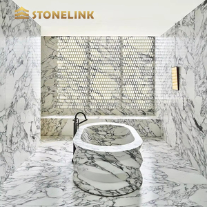 Stolink breccia Italy Viola trắng tím arabescato Tím tĩnh mạch đá cẩm thạch Tấm Đá - Product Image 1