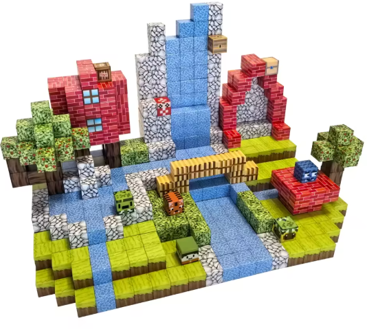 Customized Single Magnetism Building Blocks Plastic