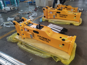 Навесное оборудование для мини-экскаватора: Гидравлический отбойный молоток SB43 для камня, 6-9 тонн, сертифицирован CE ISO, диаметр долота 75 мм, сталь 20CrMo - Product Image 4