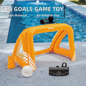 Avenli Jilong INTEX D04 Jeu <span class=keywords><strong>de</strong></span> buts amusants 58507 Jouet <span class=keywords><strong>de</strong></span> piscine gonflable avec sacs d'ancrage Installations d'amusement aquatique - Product Image 2