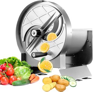 Trancheuse manuelle en acier inoxydable pour fruits et légumes, machine à trancher les agrumes, les citrons, les bananes, les tomates, pour la maison - Product Image 1