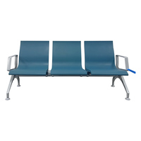 Chaise d'attente pour dialyse à 3 places en plastique, réglable électriquement, design moderne pour hôpital