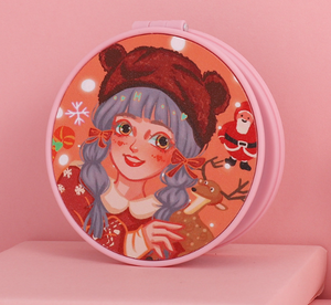 Offre Spéciale Miroir Compact Mini Miroir Pliant Portable Miroir Rond - Product Image 1