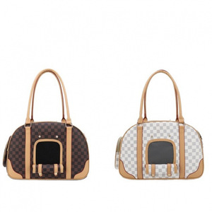 Porte-animaux portable à motif géométrique, respirant, grande capacité, pour chats et chiens, utilisation en voyage en plein air - Product Image 3