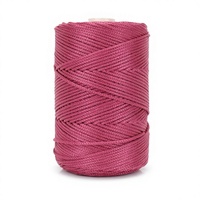 New Lightweight PP Crochet Hollow Thread Acrylic Dyed Melange Yarn for Hand-Knitting Summer Hats Bags Cushions