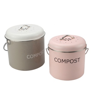 <b>Kitchen</b> 0.8/1.5 Gallon Odorless Indoor Countertop <b>Compost</b> <b>Bin</b> with Lid - Product Image 1