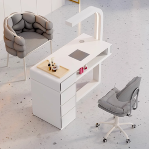 Bộ bàn ghế làm nail đa năng kiểu kem giá đặc biệt, thiết kế sang trọng nổi tiếng trên mạng, tiết kiệm, đơn/đôi - Product Image 2