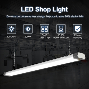 <b>LED</b> Batten Light 100W 120W 1.1m Ceiling Surface Mounted Slim <b>LED</b> <b>Tube</b> Lights 5000K Neutral White for Office, Shop, Garage, - Product Image 3