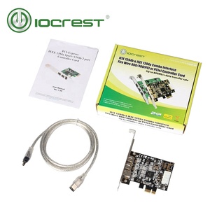 Carte PCIe Firewire <span class=keywords><strong>IEEE</strong></span> <span class=keywords><strong>1394</strong></span> à 3 ports (2x 1394b + 1x 1394a) de fabrication OEM IOCREST CHONGHEE - Product Image 5