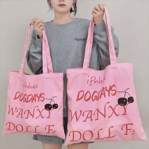 Bolsa de Mano Ecológica de Lona de Algodón Orgánico con Asa de Cuerda, Cierre de Cremallera y Correa para el Hombro - Bolsas de Compras Personalizables al por Mayor - Product Image 1