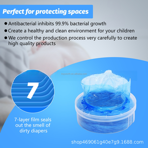 Los recambios de pañales <span class=keywords><strong>Playtex</strong></span> sostienen hasta 270 pañales Ricarica compatibles con Geniee Angelcaree Bin bolsa de repuesto para cubos de pañales - Product Image 6