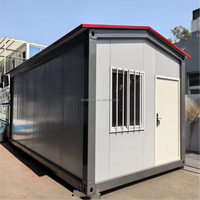 Maison conteneur détachable écologique, préfabriquée en kit pour une vie en micro-maison, cabane mobile avec salle de bain
