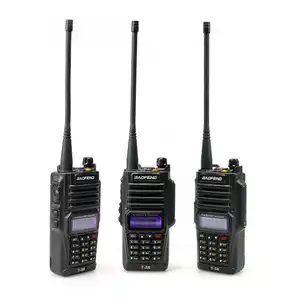 BAOFENG UV-9R מכשיר קשר כפול עם מקלדת UHF VHF האם רדיו דו כיווני 10KM ווקי טוקי לטווח ארוך