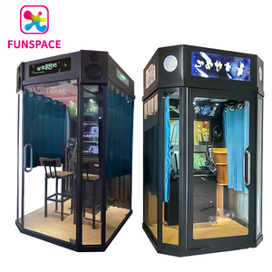 Funspace Indoor Playground Máquina de cantar automática que funciona con monedas Jukebox Mini KTV Booth Múltiples canciones Habitación insonorizada - Product Image 6