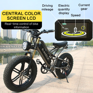 Bicicleta de Montaña MTB 2023 en Oferta, 48V 750W, 20*4.0'', Amortiguador Hidráulico de Aluminio, 7 Velocidades, Amortiguador Hidráulico 48V 750W 20* - Product Image 1