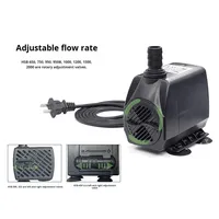 Pompe submersible noire à vente chaude, silencieuse, changeur d'eau à recirculation, petite fontaine pour étang, rocaille, aménagement paysager, boîte à eau pour animaux de compagnie