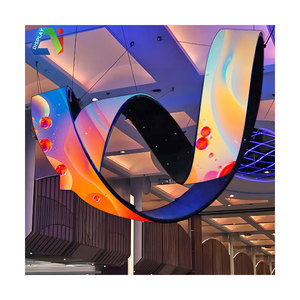 Trong nhà linh hoạt RGB LED màn hình hiển thị LED <span class=keywords><strong>MODULE</strong></span> 320*160 mét trong nhà mềm LED bảng điều chỉnh sân nhỏ trong nhà linh hoạt LED bảng điều chỉnh màn hình - Product Image 5