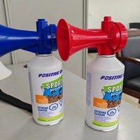 Vanne de gaz, aérosol en plastique, aérosol en aluminium, aérosol en boîte, rouge, bleu, haute décibels, grand volume