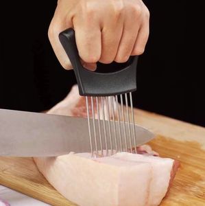 SYH1353 in acciaio inox manuale frutta verdura fettina <span class=keywords><strong>di</strong></span> taglio assistente con forcella ad ago fisso e manico in plastica - Product Image 5