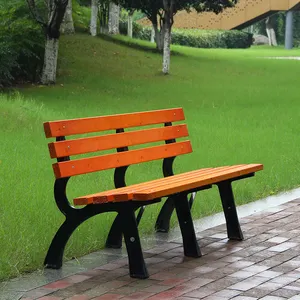 MARTES JX1801 posti da giardino all'ingrosso caldi all'aperto parco Patio sedia da esterno panche in legno parco pubblico panca in metallo