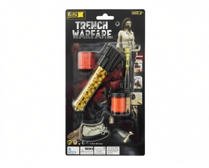 G.I.JOE Trench Warfare Pistola Giocattolo in Plastica Azione Manuale 8-13 Anni Unisex Modello TRENCH WARFARE - Product Image 1