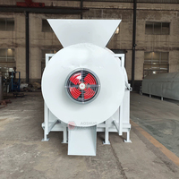 Sécheur rotatif à tambour en promotion, capacité 200 kg/h, petite machine de séchage rotative pour céréales, riz paddy, noix de coco, copeaux de bois