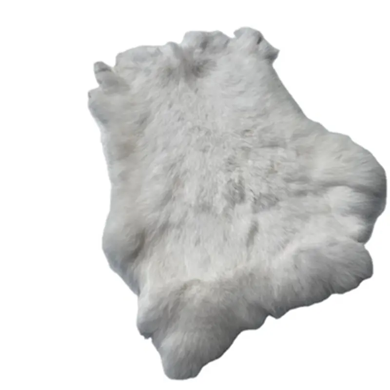Vendita calda produttore di pellicce di coniglio abbronzante pelle secca di coniglio