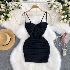 New Summer Sexy Hip Dress Women Sleeveless Mesh Dresses Ladies Sexy Dresses - Product Image 3