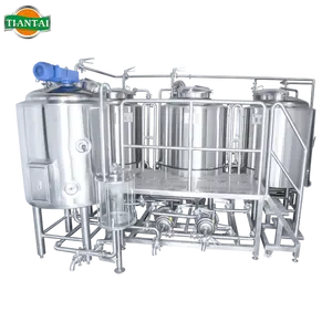 3bbl Stoomverwarming Twee Vaartuigen Brouwen Gisting Mini Brouwerij Turnkey Project Bier Brouwapparatuur