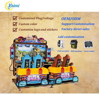 Machine de jeu de tir dynamique EPARK Super Robinson, écran vidéo de 100 pouces, construction en métal et plastique, 4 joueurs, arcade