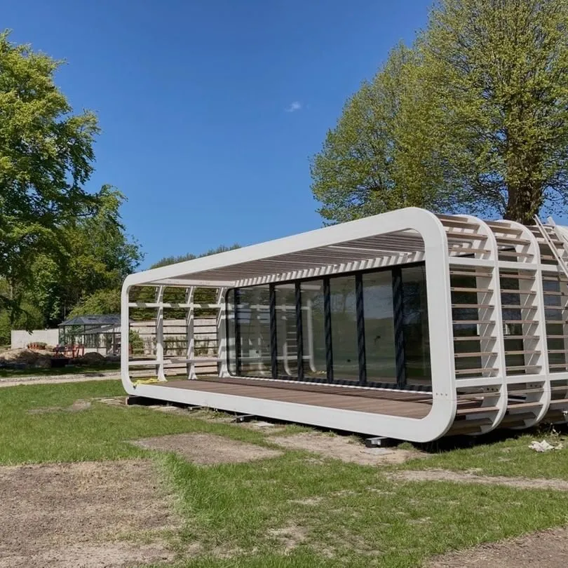 Bewegliche 40ft Fertighäuser Container vorgefertigte winzige Haus Kits Büro Pod