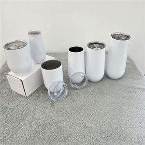6oz 12oz 10oz 16oz 20oz White Wine <b>Glass</b> Sublimation <b>Cups</b> Travel Water Cocktail champagne with Closed Lid for Screen Printing - Product Image 5