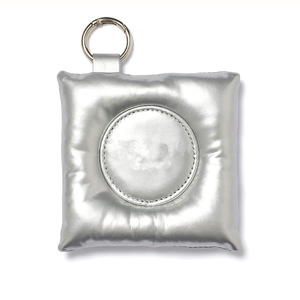 Korean-style square makeup <b>mirror</b> cushion, decorative cushion <b>mirror</b>, metallic <b>silver</b> laser-filled wall decoration <b>mirror</b>. - Product Image 4