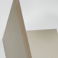 Chine prix direct d'usine 1mm/2mm/3mm feuilles de carton gris de carton gris non couché pour l'emballage, la reliure et l'artisanat