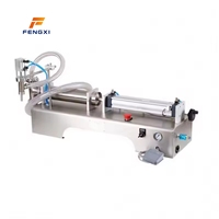Machine de remplissage de boissons semi-automatique FXZ 100 ml à commande pneumatique pour jus, eau, huile, lait, miel, confiture, gel, détergent